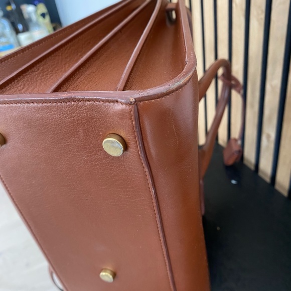 SAINT LAURENT BROWN SAC DE JOUR TOTE BAG - Picture 10 of 13